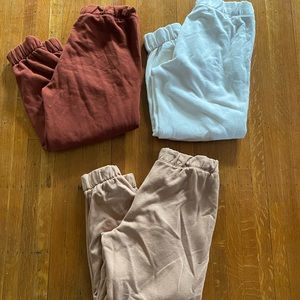 3 pairs of A New Day sweat pants. Great condition.